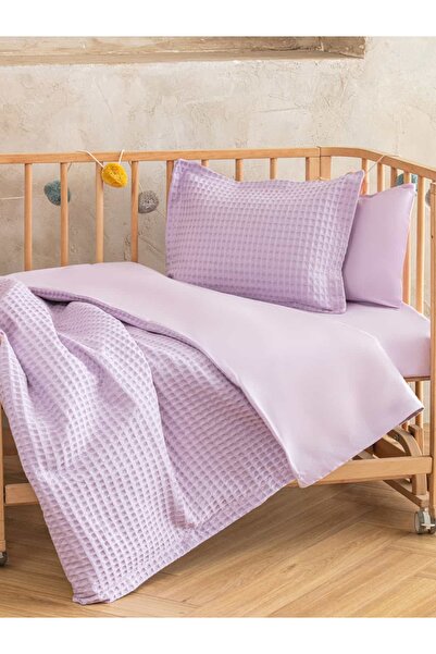 homewell 100% Cotton Hypoallergenic Baby Duvet Cover Set Pique and Bedspread ...