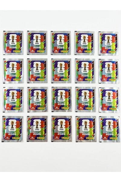 Panini FIFA World Cup 2026 Sticker Paketi 20'li Paket Toplam (140) Sticker Resmi Lisanslı