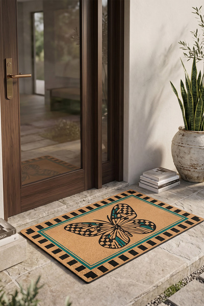 Villadia Home Textile Door Mat Non-Slip Base Decorative Doormat Home Entrance...
