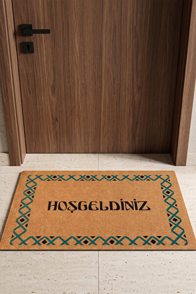 Villadia Home Textile Kapı Önü Paspası Kaymaz Taban Dekoratif Paspas Ev Giriş...