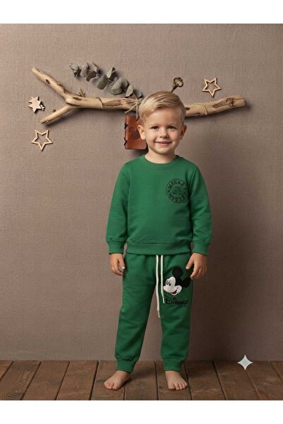 krm kerem bebe Cotton Top-Bottom Children's Set Suitable for Kindergarten and...