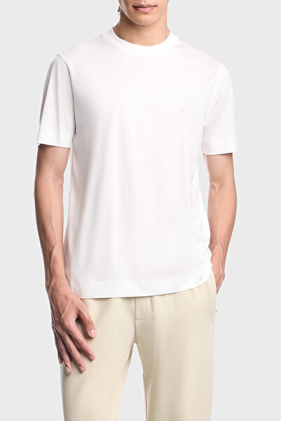 Emporio Armani Logo Regular Fit Crew Neck t Shirt Men's t Shirt Em006318 Af10...