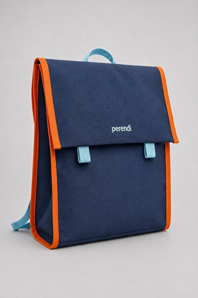 Perendi Unisex Children's Oxford Fabric School Backpack with Cover