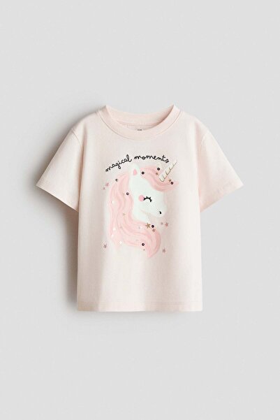 H&M Motif-detail t-shirt