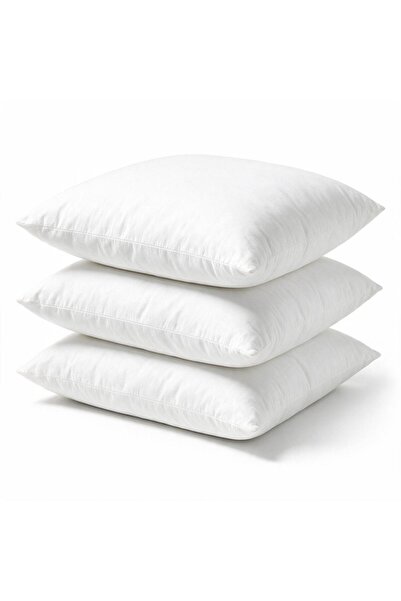 Binna Soft Kırlent İçi 3'lü Paket 300 gr Silikon Elyaf Dolgulu Beyaz - 41x41/...