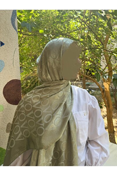 shalby Hijab Cotton Soft Shiny Textured Viva Pattern Jacquard Shawl Çağla
