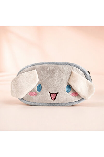Fillikutum Kawaii Sanrio Plush Zippered Pen Holder Cinnamoroll My Melody Kuro...