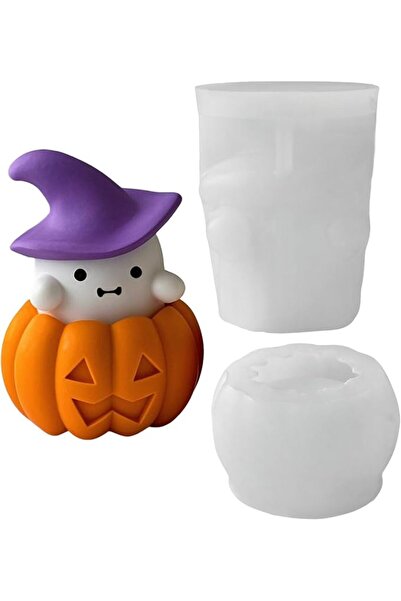 GENERAL Yalajeoy Halloween Pumpkin Candle Molds 3D Silicone Candle Making Mol...