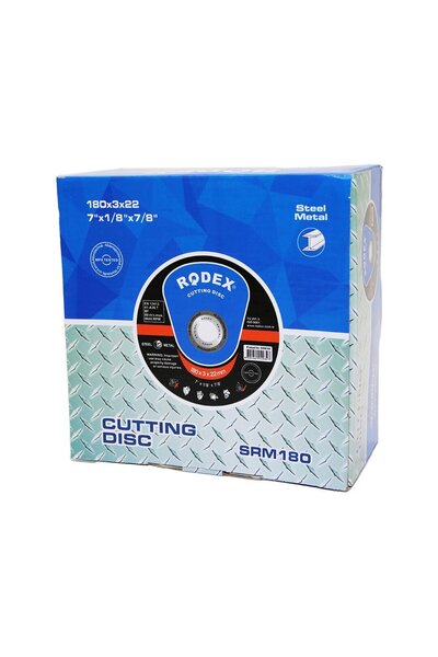 TuğraÇelik Rodex SRM-180 180mm x 3.0 x 22mm Metal Kesici Disk (Spiral Taşı)