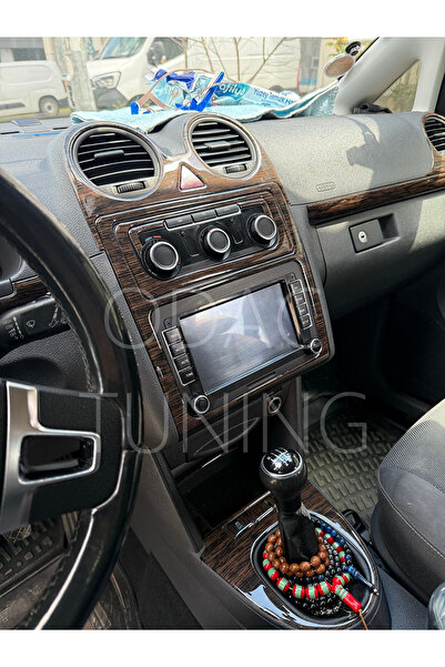 ODAC TUNING VW Caddy Maun Kaplama Torpido Trim Konsol Kaplama Full Set (2004+...