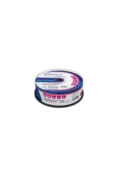 MediaRange CD-R 700MB | 80 de minute, imprimabil cu cerneală pe toată suprafa...