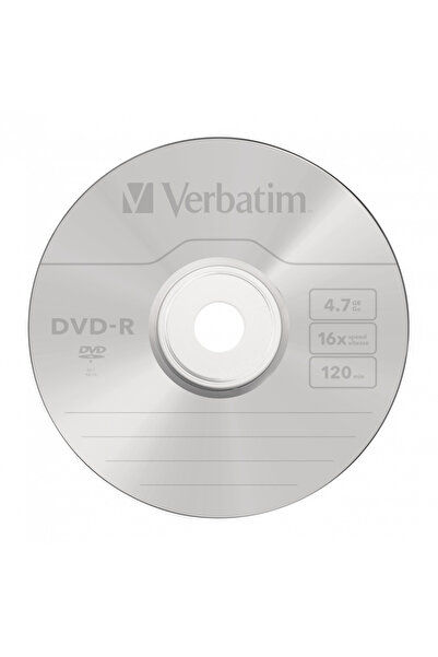 Verbatim DVD-R VERBATIM, 4.78GB, VITEZA 16X, MATT SILVER SURFACE, JEWEL CASE,...