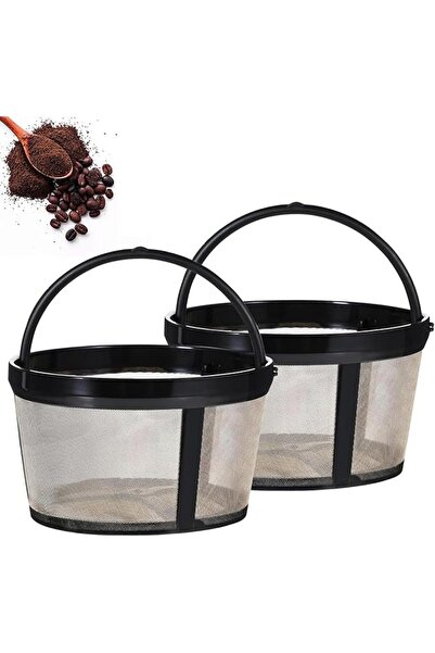 GENERAL Tzowq 4-5 Cup Reusable Coffee Filter Basket, Nylon Mesh Coffee Filter...
