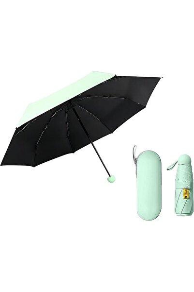 GENERAL Portable Travel Umbrella 8 Fold Uv Protection Upf 50+ for Protection