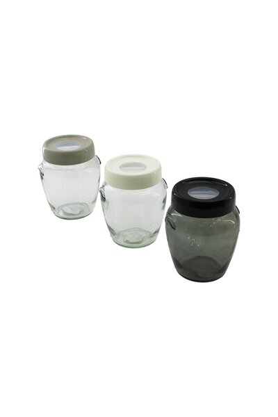 Generic Brand Qlux C-00138 وعاء زجاجي دائري سعة 580 سم مكعب - عبوة من 12 قطعة