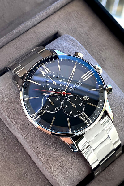 Homies Men's Wristwatch 2 Years Warranty Steel Band Boxed Waterproof