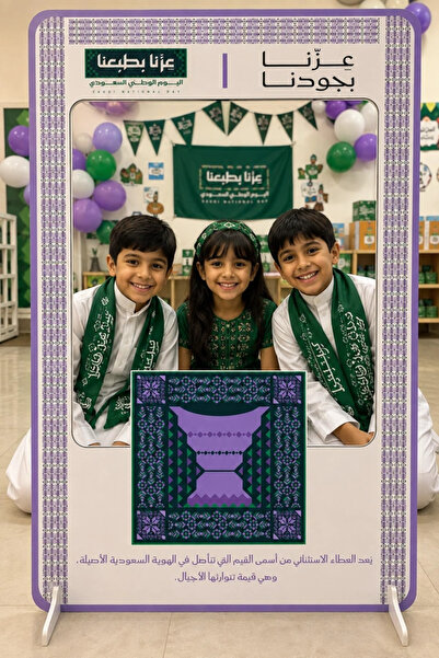 Generic Saudi National Day “Our Pride Is in Our Generosity” Interactive Photo...