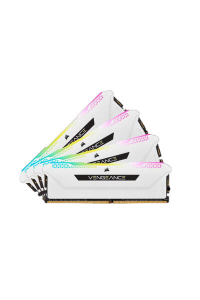 Corsair Memorie DDR4 - 32 GB -3200 - CL - 16 - Quad-Kit, RAM (alb, CMH32GX4M4...