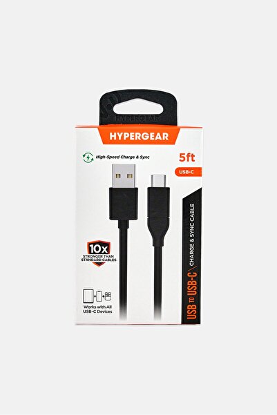 HyperGear USB to USB-C Cable, Black