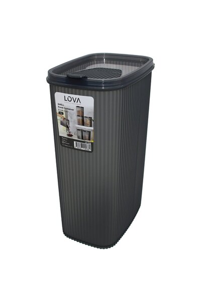 TuğraÇelik LOVA LV-238 Shell 4L Erzak Saklama Kabı Plastik- 24'li Paket