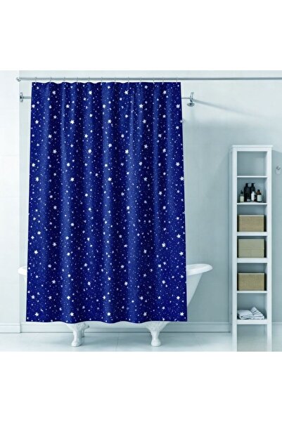 idei Perdea de duș decorativă 180 × 180 cm, material textil ușor de spălat, m...