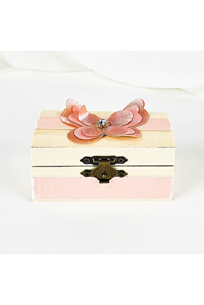 LoreBebe Prima Strand Wooden Box, "Garden Touch" model, Salmon color, brand ®