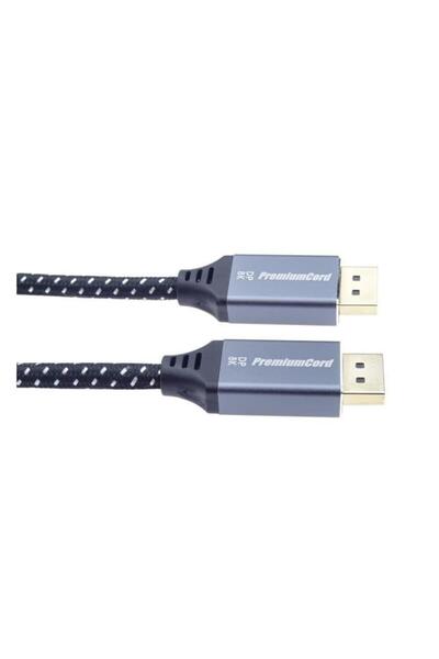 PremiumCord DisplayPort 1.4 Cable, Male to Male, 8K, Gold-Plated, 1 m