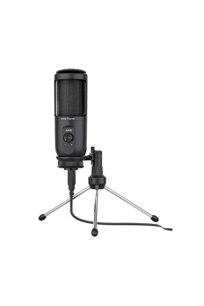 white shark Microfon TAUS, 14 mm, Cardioid, Cablu de 1.5 m, Negru