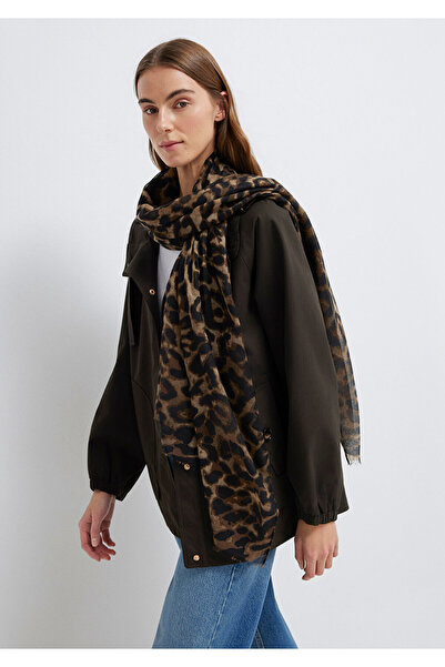 Mavi Leopar Desenli Şal 1913851-900