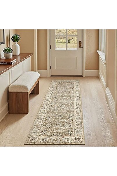 GENERAL Wampuri Long Floor Rug Stain-Resistant Non-Slip Foldable Light Soft W...