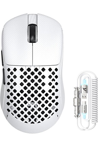 GENERAL Mabasnic Carbon Fiber M2 Wired Gaming Mouse, 40K Dpi Paw3395 Pro Sens...