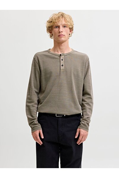 Jack & Jones Premium Tricou cu mânecă lungă simplu Tricou cu mânecă lungă uni