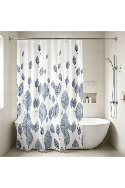 Kmt Style Cortină de baie decorativă 240 cm × 200 cm, material EVA impermeabi...