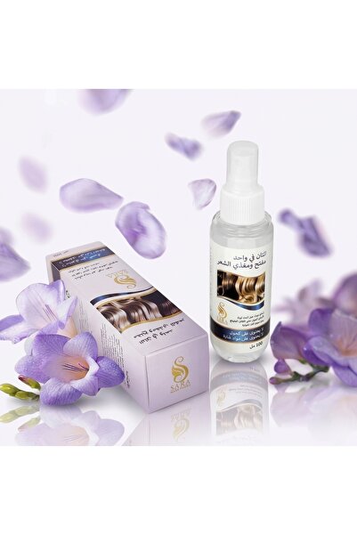 SARA BEAUTY & CARE بخاخ تفتيح الشعر بزيت جوز الهند والارقان