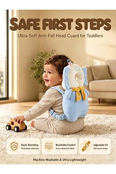 Generic Baby Head Protection Backpack, Cute Anti-Falling Head Protector Infan...