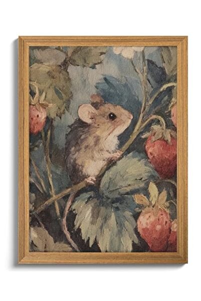 ALAYRA International Signtouch Mouse Whimsical Cottagecore Nursery Wall Art O...