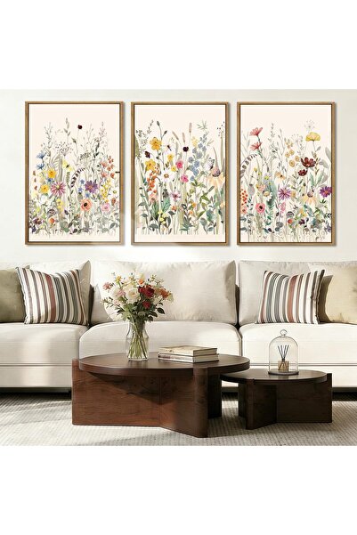 ALAYRA International Signtouch Flower Unframed Canvas Wall Art 50x70 cm