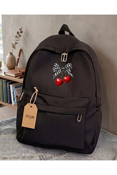 Toum Ribbon Design Backpack School Bag