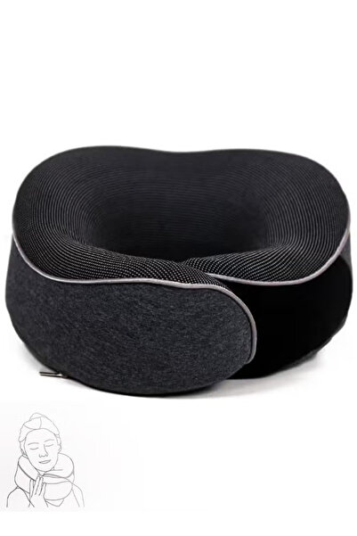 GGEROU Travel Neck Pillow Memory Foam U Shaped Neck Support 100% Pure Memory ...