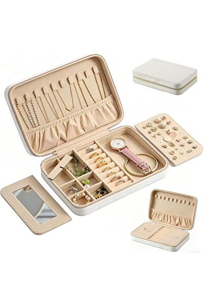 GENERAL Travel Jewelry Box, Portable Jewelry Case, Travel Jewelry Organizer C...