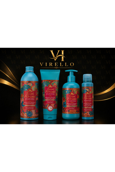 TESORİ Set d’Oriente Ayurveda – 4 Produse pentru Îngrijirea Corpului, Amla & ...