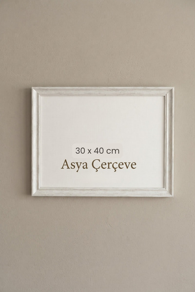 Asya Çerçeve 30 x 40 cm Londra Model Antik Desenli Camlı Oda Mutfak Salon Kor...