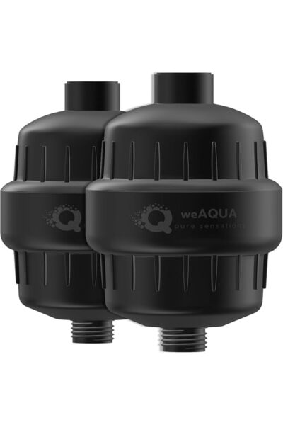 WEAQUA Wyaqua Premium Shower Filter for Hard Water, 2-Pack - Removes Chlorine...