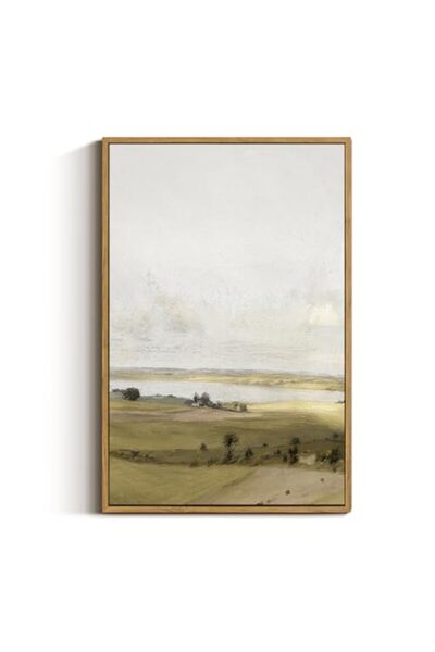 ALAYRA International Signtouch Nature Hilly Landscape Vintage Canvas Wall Art...