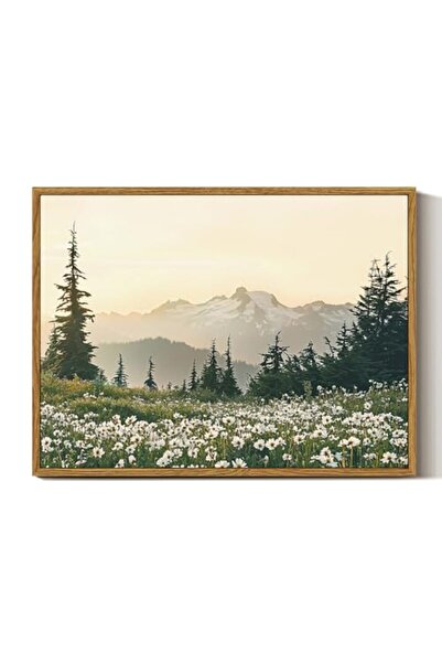 ALAYRA International Signtouch Forest Wildflowers Mountain Nature Wall Art Ou...