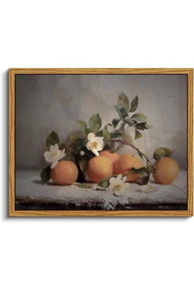 ALAYRA International Signtouch Vintage Oranges Still Life Farmhouse Wall Art ...
