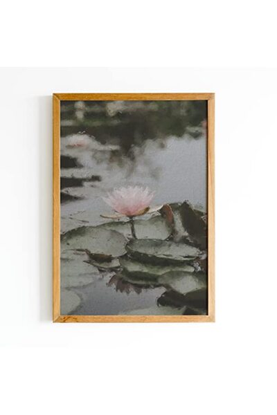 ALAYRA International Signtouch Vintage Lotus Wall Art Outer Frame 30x40 cm