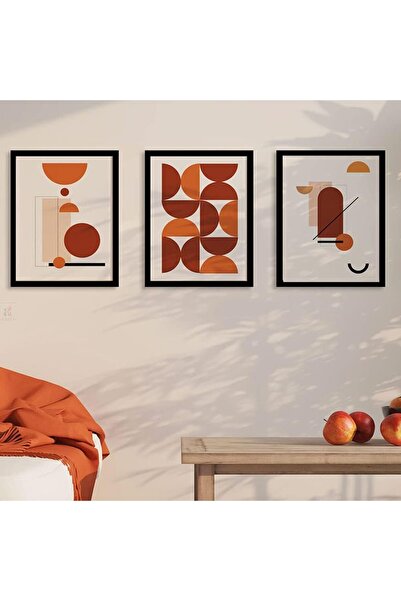 ALAYRA International Signtouch Boho Mountain Canvas Wall Art Set of 3 Outer F...
