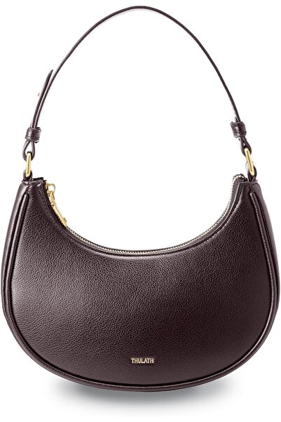 GENERAL Tholath Crescent Shaped Bag, Pu Leather Shoulder Bags for Women, Cros...