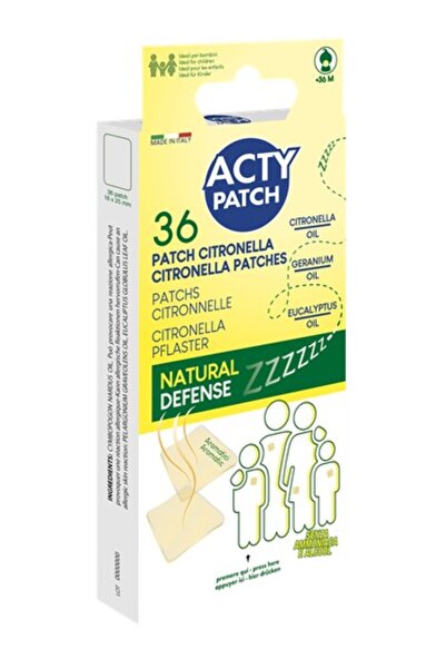 Patch ACTY Plasturi repelenti pentru țânțari cu citronella, 36 bucăți, Pachet...